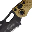 Microtech Auto Stitch Button Lock Tan MCT1692TA