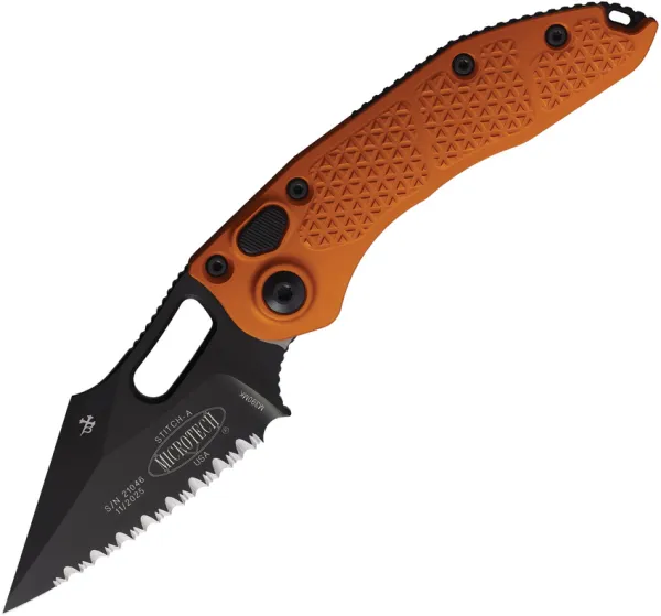 Microtech Auto Stitch S-E FS Orange Tang MCT1693OT