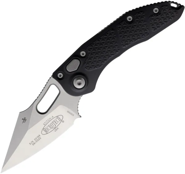 Microtech Auto Stitch S-E Button Lock MCT1694