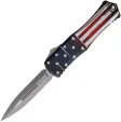Microtech Auto Hera II D/E OTF Flag - MCT170210APFLAG