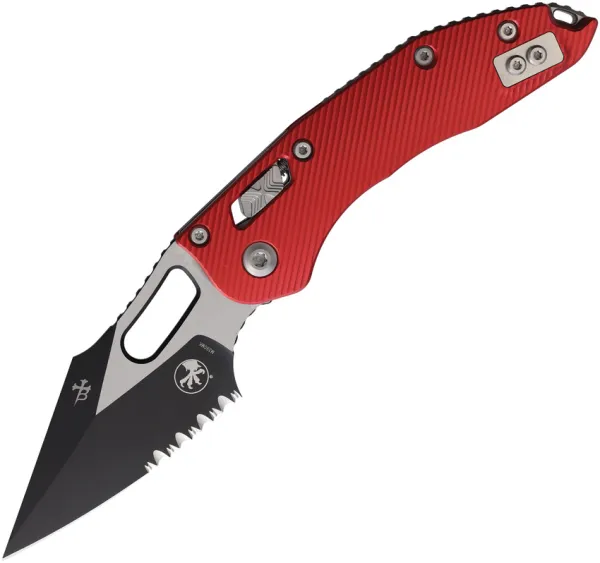 Microtech Stitch S-E Ram Lok PS Red MCT19445