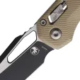 Microtech MSI Black S-E Fluted Tan G10 MCT2101FLGTTA