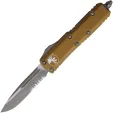 Microtech Auto UTX-85 S/E OTF AP Tan - MCT23111APTA