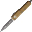 Microtech Auto UTX-85 D/E OTF AP Tan - MCT23210APTA