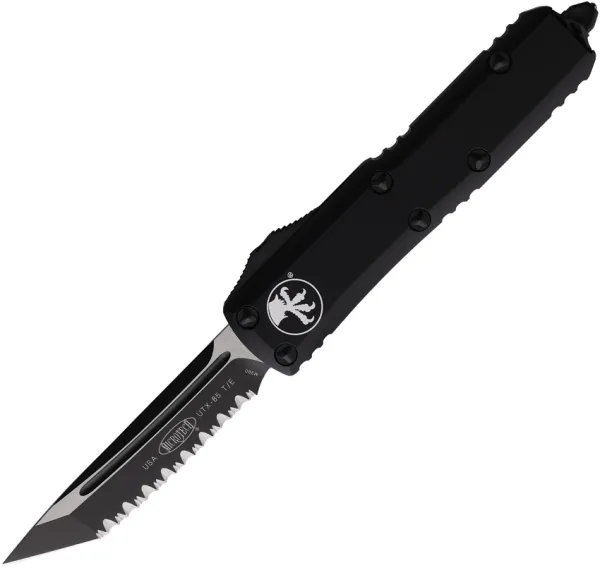 Microtech Auto UTX-85 T-E OTF Black Tact MCT2333T
