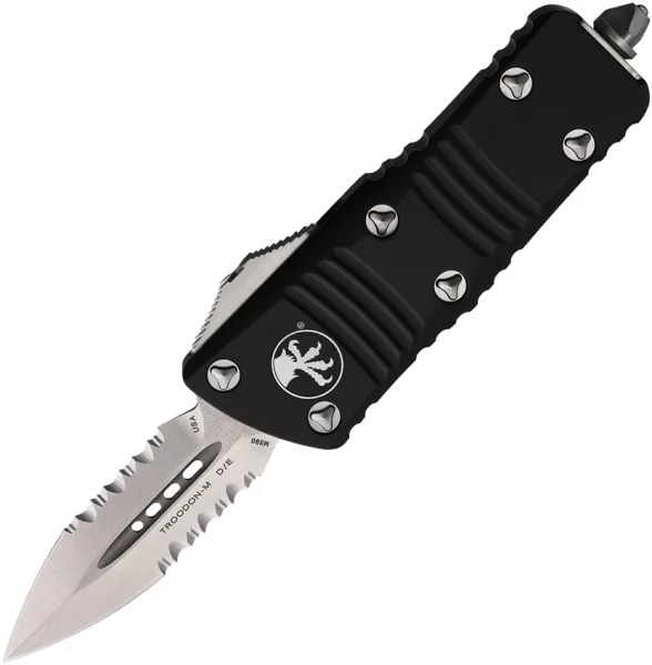 Microtech Auto Mini Troodon D-E OTF Blk MCT23811