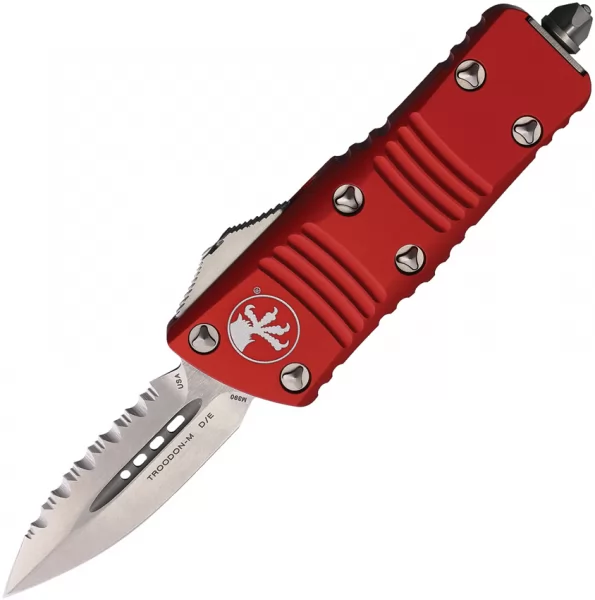 Microtech Auto Mini Troodon D-E OTF Red MCT23812RD