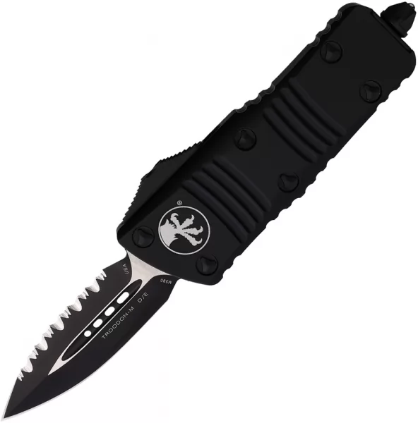Microtech Auto Mini Troodon D-E OTF Blk MCT2383T