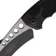 Microtech Auto Hawk Button Lock Black MCT2661T