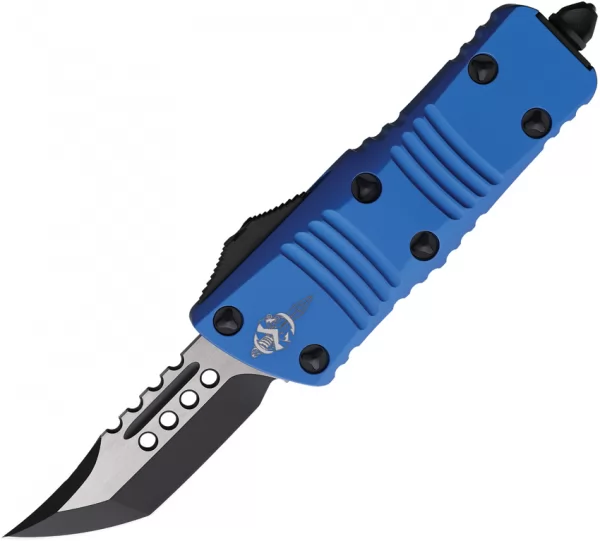 Microtech Auto Mini Troodon OTF HH Blue MCT8191BLS