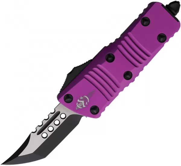Microtech Auto Mini Troodon OTF HH Viole MCT8191VIS