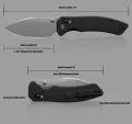Miguron Knives Norsa Crossbar Lock Black MGR820ABK