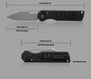 Miguron Knives Gatov Crossbar Lock Black MGR822ABK