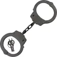 Kwik Force Scorpion Handcuffs Black - MI220041BK
