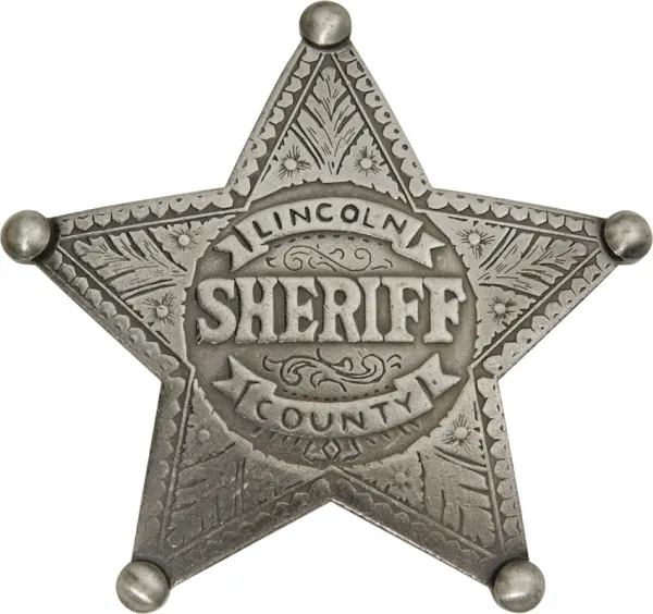 Badges Of The Old West Lincoln County Sheriff Badge MI3006