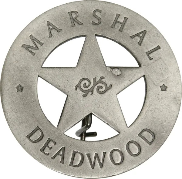 Badges Of The Old West Marshal Deadwood Badge MI3007