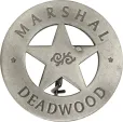 Badges Of The Old West Marshal Deadwood Badge - MI3007