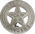Badges Of The Old West Texas Rangers Badge - MI3011