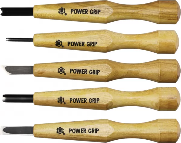 Mikihisa Power Grip Wood Chisel Set 5pc MIKA053