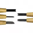 Mikihisa Power Grip Wood Chisel Set 5pc MIKA053