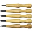 Mikihisa Power Grip Wood Chisel Set 5pc MIKA053