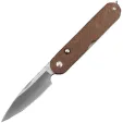 Rapax Kiki Button Lock Brown Mic - MK0011BR