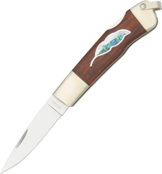 Moki Leaf Lockback Ironwood knives MK810IL