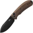 MKM-Maniago Knife Makers Bolero Crossbar Lock Bronze Ti - MKMBLTBRD