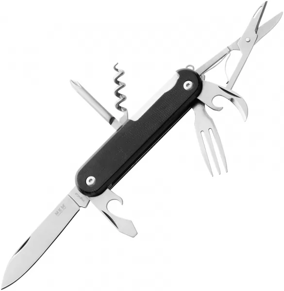MKM-Maniago Knife Makers Campo 7 Multipurpose Knife Blk MKMCP07MAGBC
