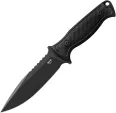 MKM-Maniago Knife Makers Delta Fixed Blade Black - MKMDLGBKB
