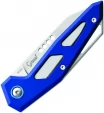 MKM-Maniago Knife Makers Edge Folder Blue MKMEGABL