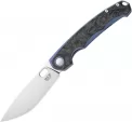 MKM-Maniago Knife Makers Eclipse Framelock Blue/Black - MKMELBLCF