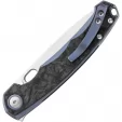 MKM-Maniago Knife Makers Eclipse Framelock Blue-Black MKMELBLCF