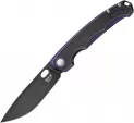 MKM-Maniago Knife Makers Eclipse Framelock Purple - MKMELPRBKD