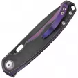 MKM-Maniago Knife Makers Eclipse Framelock Purple MKMELPRBKD