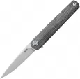 MKM-Maniago Knife Makers Flame Light Linerlock Black - MKMFL01LBC