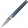 MKM-Maniago Knife Makers Flame Framelock Drop Blue - MKMFL01TBSW