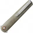 MKM-Maniago Knife Makers Flame Light Linerlock Green MKMFL02LGC