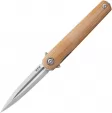 MKM-Maniago Knife Makers Flame Light Linerlock Natural - MKMFL02LNC