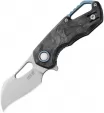 MKM-Maniago Knife Makers Isonzo Linerlock Hawkbill CF - MKMFX03M1CM