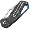 MKM-Maniago Knife Makers Isonzo Linerlock Clip Point CF MKMFX03M3CM