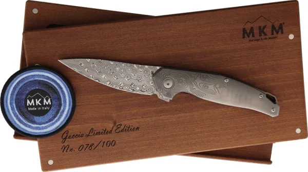 MKM-Maniago Knife Makers Goccia Damasteel Rose MKMGCD