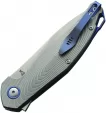 MKM-Maniago Knife Makers Goccia Linerlock Ti Blasted MKMGCT