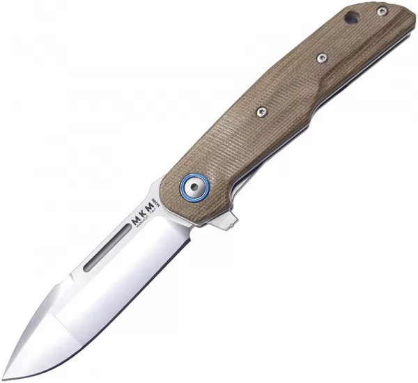 MKM-Maniago Knife Makers Clap Linerlock Green Micarta MKML0110
