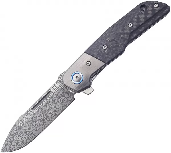MKM-Maniago Knife Makers Clap Damascus Linerlock MKML01D