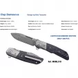 MKM-Maniago Knife Makers Clap Damascus Linerlock MKML01D
