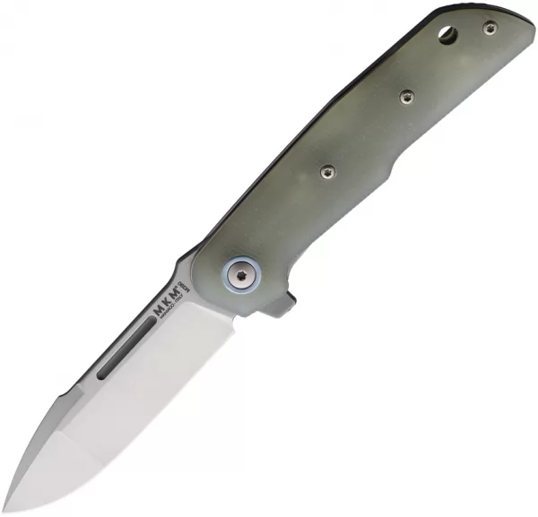 MKM-Maniago Knife Makers Clap Linerlock Jade G10 MKMLS01GN