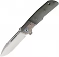 MKM-Maniago Knife Makers Clap Linerlock G10/Titanium - MKMLS01GNT