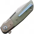 MKM-Maniago Knife Makers Clap Linerlock G10-Titanium MKMLS01GNT