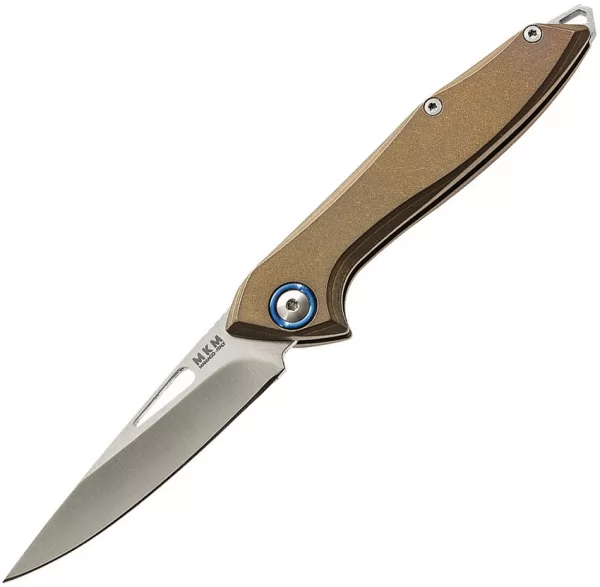 MKM-Maniago Knife Makers Cellina Slip Joint Mercury Brz MKMM022